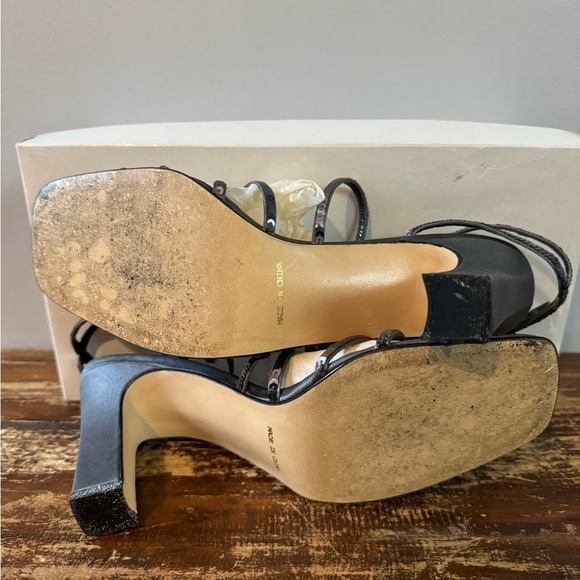 Caparros Evening shoes Grey sequins size 8 - Picture 6 of 7